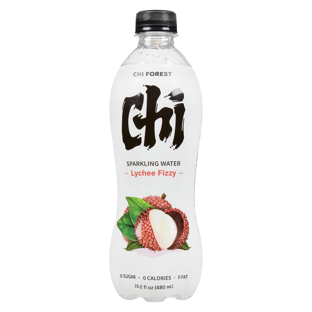 Lychee Fizzy Flavor Sparkling Water - Bottle, 480ml