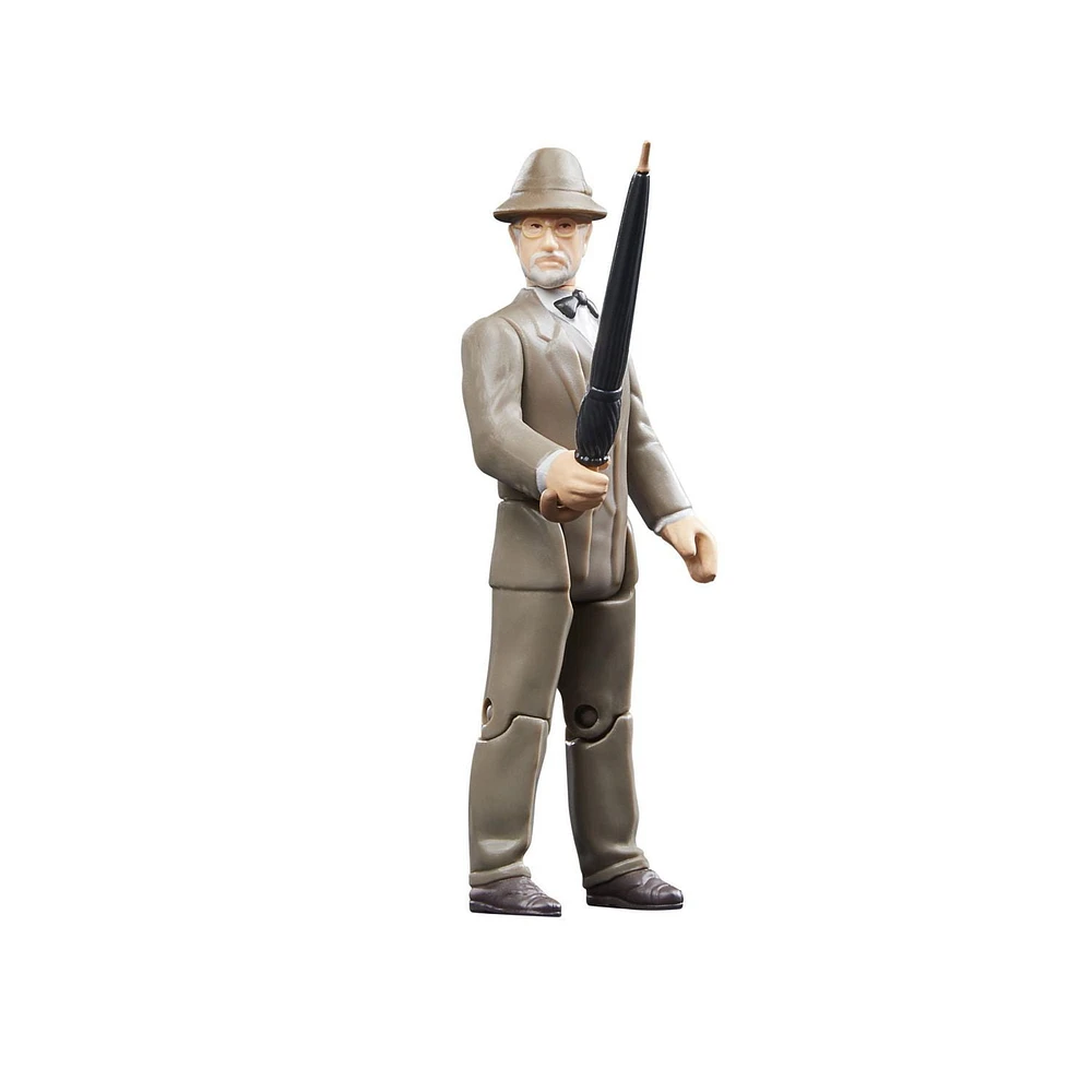 Indiana Jones et la dernière croisade Retro Collection, figurine Dr Henry Jones de 9,5 cm, jouets pour enfants à partir de 4 ans