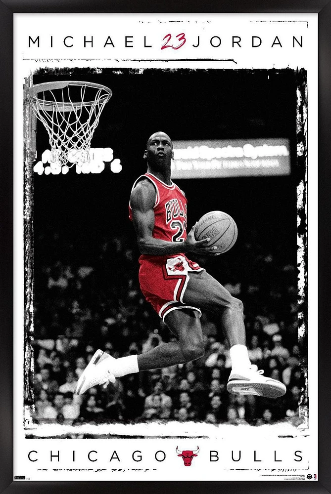 Michael Jordan - Dunk Wall Poster