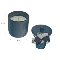 Bougie De 8,8 Oz Et Sucre Vanillé Chaud Glov Tricoté