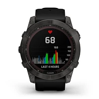 Garmin fenix 7X Sapphire Solar Charging GPS Smartwatch Steel and Fitness Tracker with Incident Detection