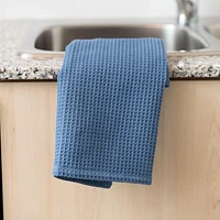Fabstyles Broadway Waffle Cotton Kitchen Towels, Soft Quick-Drying, and Absorbent Waffle Design Multi-Purpose Wash Cloths Dish Scrubber, 28" X 18"