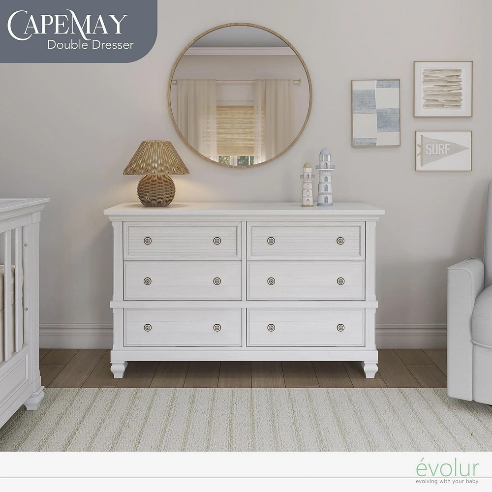 Evolur Signature Cape May Double Commode, Modèle #896-WW