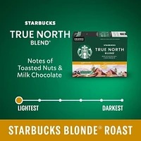 STARBUCKS® True North Blend® Blonde® Roast Ground Coffee K-Cup® Pods 24 ct Box, 24 EA