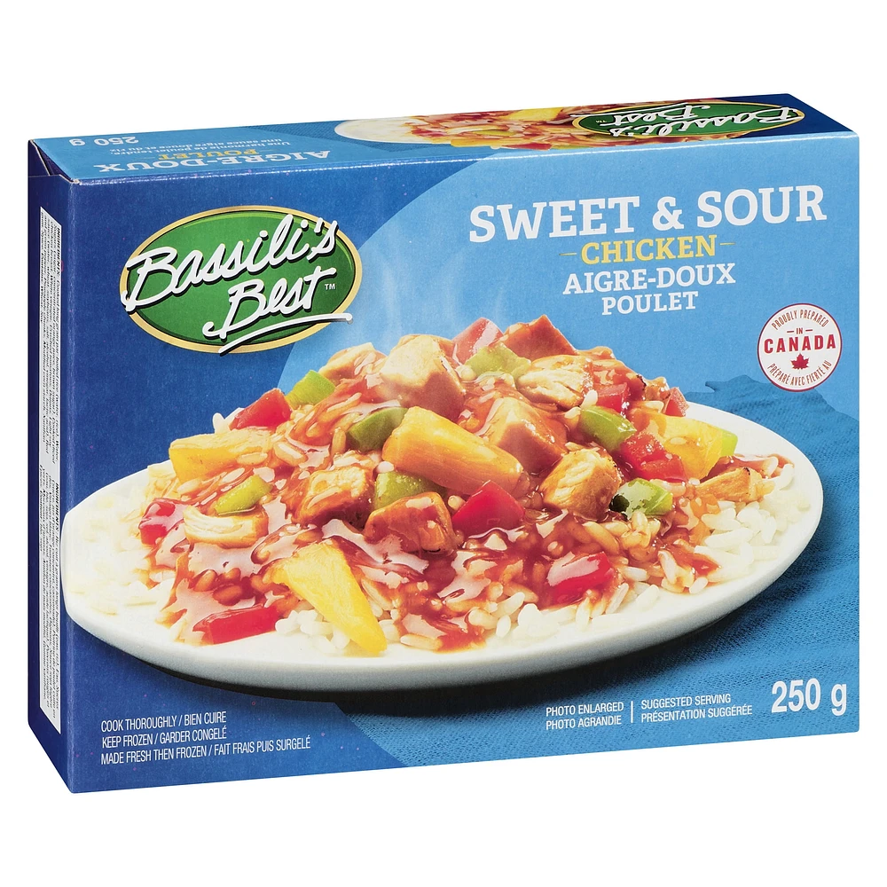 BASSILI'S BEST-SWEET & SOUR CHICKEN, BASSILI'S BEST SWEET & SOUR CHKN-250G