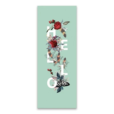 Artissimo Designs - Toile imprimée Hello Encadrée - 12 x 36 x 2D