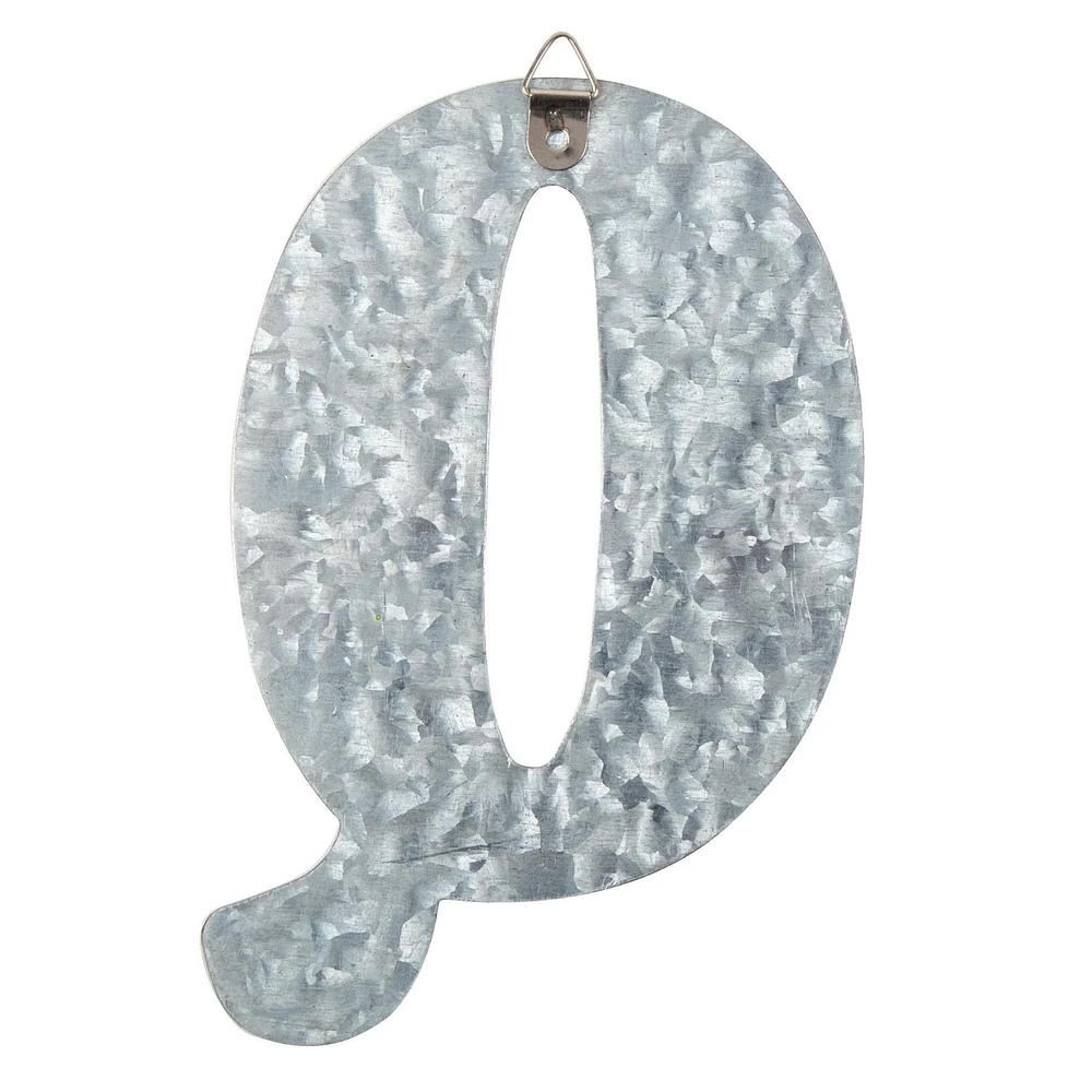 On the Surface™ Tin Letter Wall Art, "Q"