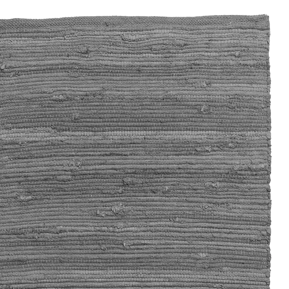 Tapis en coton solide Fabstyles, tapis en chiffon pour salon, couloir, patio