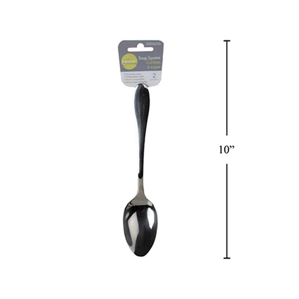 Luciano Gourmet Stainless Steel 12-Pieces Soup Spoon