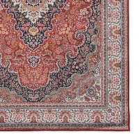 Tapis Emerald Myer ivoire & or de 6 pi 7 po x 9 pi 7 po