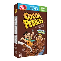 Post Cocoa Pebbles Cereal, Retail Size, 311 g, Post Cocoa Pebbles 311g