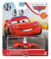 Véhicule Cars Lightning McQueen as Easter Buggy Disney Pixar à l'échelle 1:55