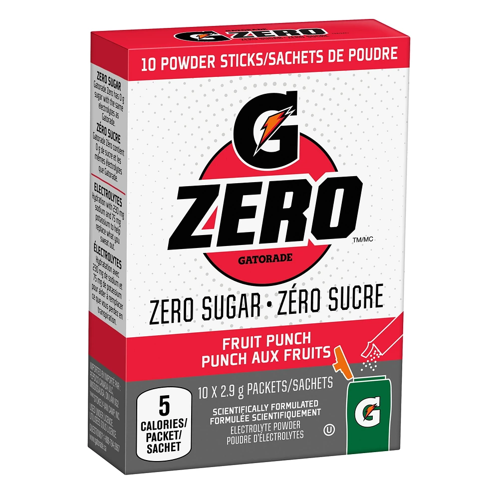 G ZERO POWDER ST FP, GATORADE G ZERO POWDER ST FP