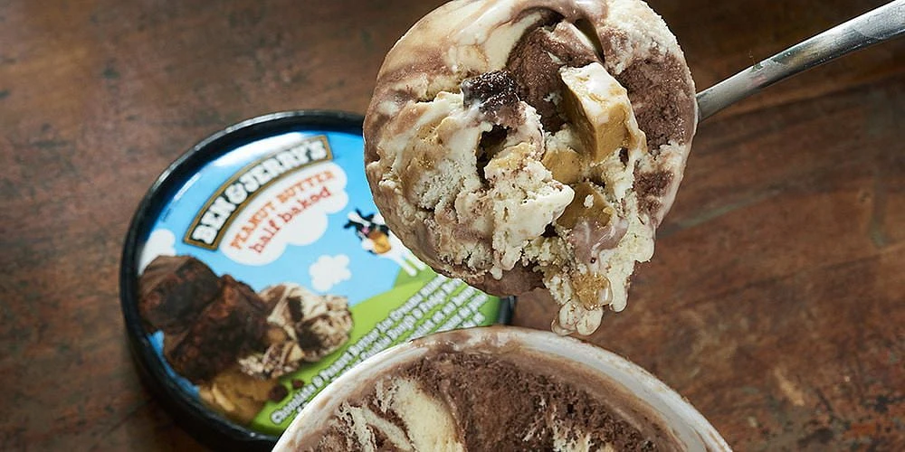 Ben & Jerry's Peanut Butter Half Baked Ice Cream