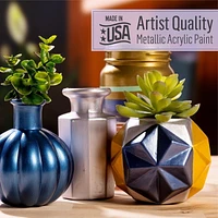 Folkart Metallic Acrylic Paint Ice Blue, FolkArt Metallic Paint