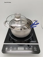 Sunwealth 20cm 2-tier Steamer in 304 Stainless Steel