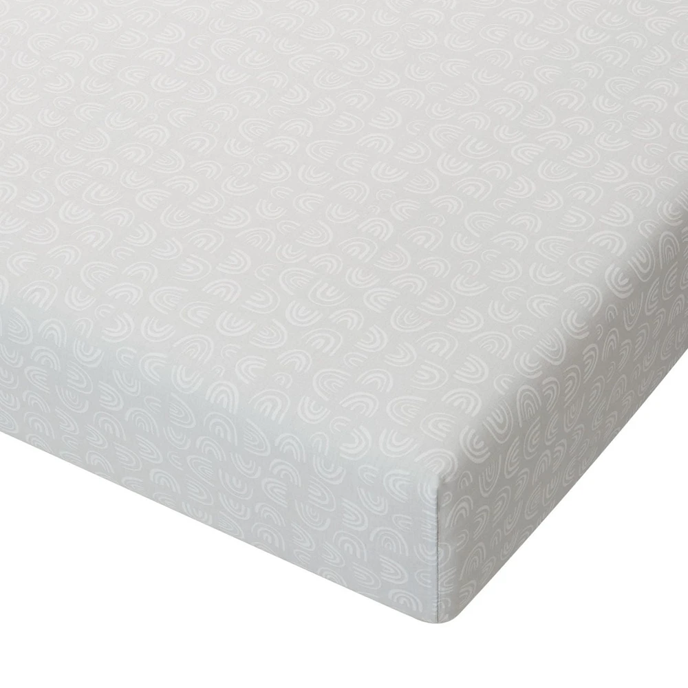 Drap pour lit de bébé en coton biologique George Baby, paquet de 2 74 x 132 cm, coton biologique