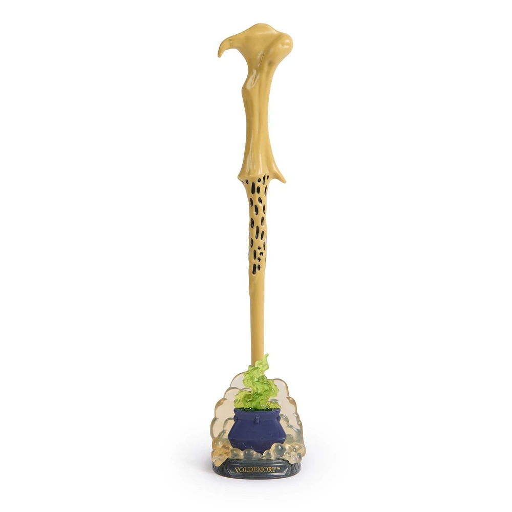 Wizarding World Harry Potter, Baguette mystère Magical Collector Mystery Wand avec socle d'exposition et icône, série Potions (les styles peuvent varier)