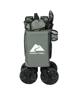 Ozark Trail All-Terrain Folding Wagon, Oversized 8" all-terrain wheel