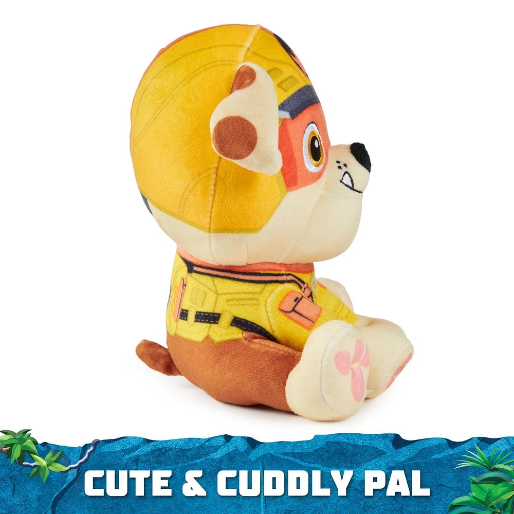 PAW Patrol Jungle Pups, Peluche Zuma de 20,3 cm, animal en peluche pour les garçons et les filles à partir de 3 ans