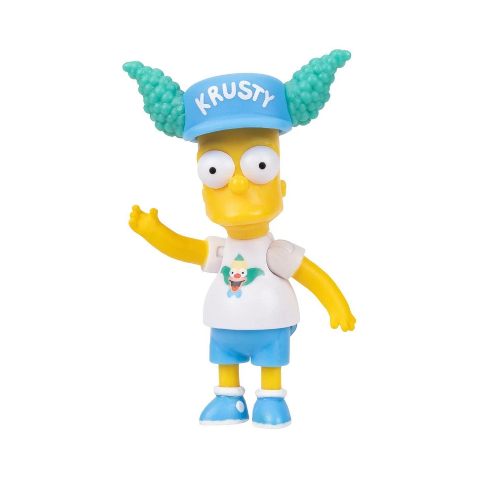 Les Simpson – Figurine Bart de 2,5 pouces avec Chapeau de Krusty