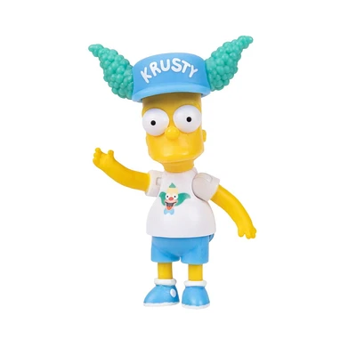 Les Simpson – Figurine Bart de 2,5 pouces avec Chapeau de Krusty
