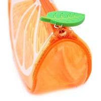 Pen+Gear Tinted Fruit Slice Pencil Pouch in Orange Design