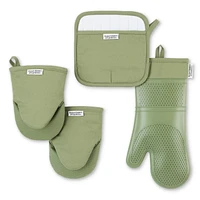 Better Homes & Garden Oven Mitt, Pot Holder, Mini Mitt Set, 4 Pieces, Machine washable