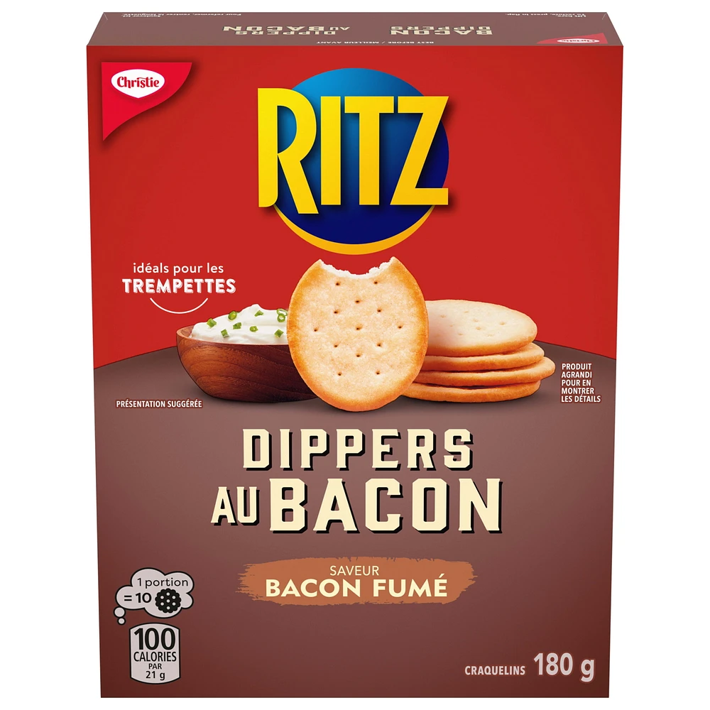 Ritz Bacon Dippers, Smoky Bacon Flavoured Crackers, 180 g