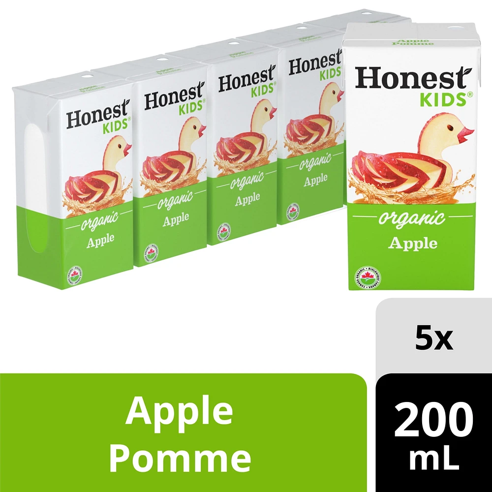 Honest Kids Apple 200 mL carton, 5 Pack, 200 x mL