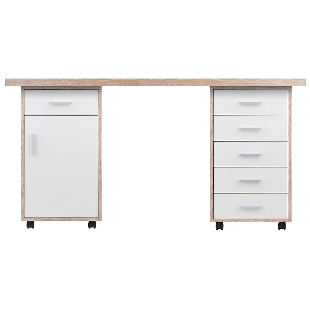 Ensemble de bureau modulaire Winsome Kenner 3pc