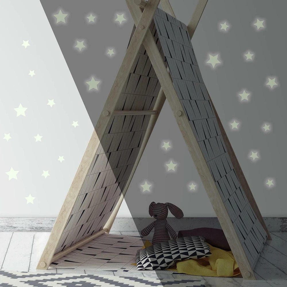 ROOMMATES GLOW IN THE DARK STARS STICKER MURAUX