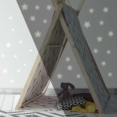 ROOMMATES GLOW IN THE DARK STARS STICKER MURAUX