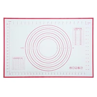 Tapis à pâtisserie réutilisable en silicone 24" x 16" Mainstays avec mesures Tapis à pâtisserie en silicone MS