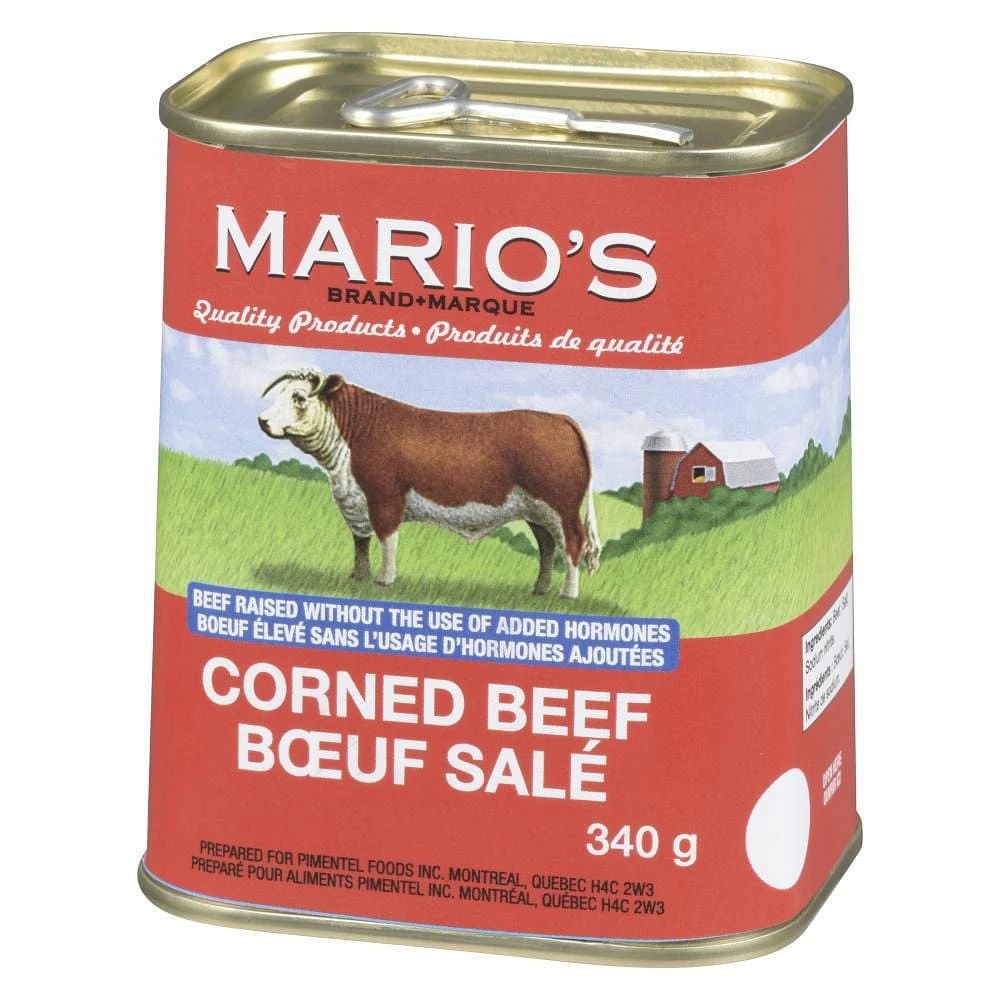 MARIO'S Bœuf salé 340 g - Prêt-à-Manger en conserve Mario's Bœuf salé en conserve 340 g