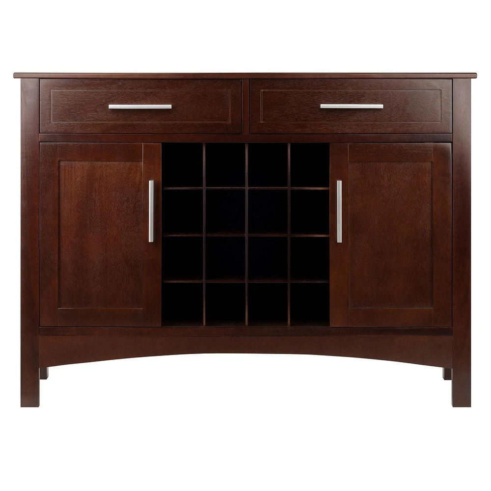 Winsome Buffet-armoire/desserte Gordon fini Cappuccino