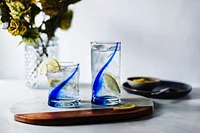 Libbey Blue Ribbon Cooler Glass Set, Set of 4, 16.5 oz/488 mL