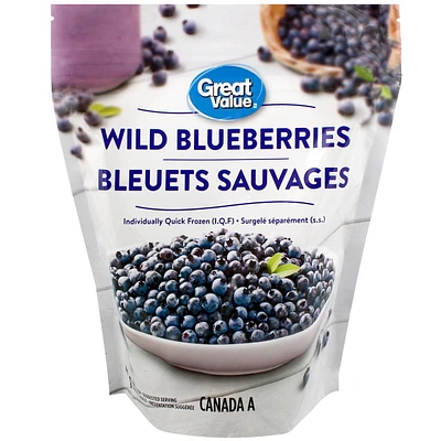 Bleuets sauvages surgelés Great Value 400 g