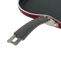 12" Epicurious Aluminium Carré Griddle Rouge