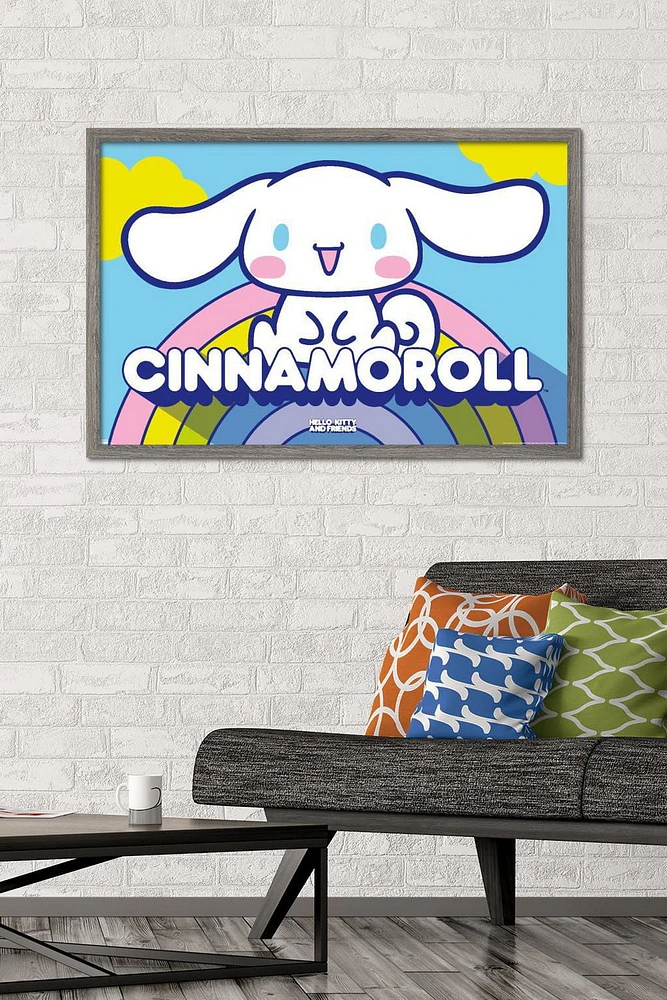 Hello Kitty and Friends: 22 Over The Rainbow - Cinnamoroll Wall Poster