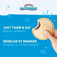 Smucker's Uncrustables Sandwich à la Tartinade de Noisettes Aromatisée au Chocolat, congelé, paquet de 10, 52g SM 52G UNCR CHO HZT SW 10PK