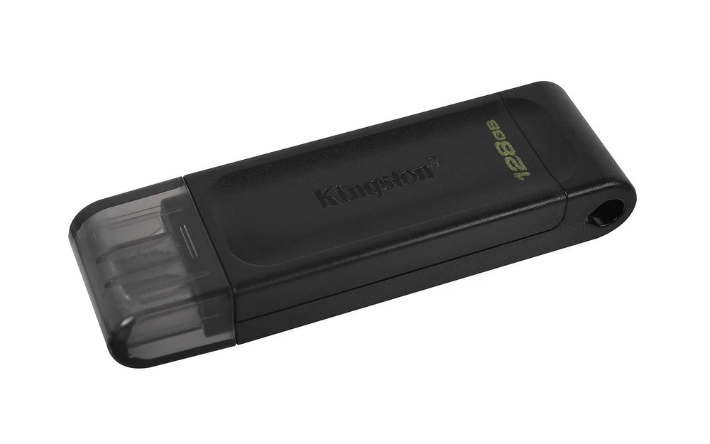 Kingston DataTraveler 70 128GB Portable and Lightweight USB-C flashdrive with USB 3.2 Gen 1 speeds (DT70/128GBCR)