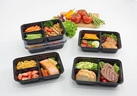 Contenants de rangement pour aliments Préparation des repas Conteneur diviseur 5PK 1.2L