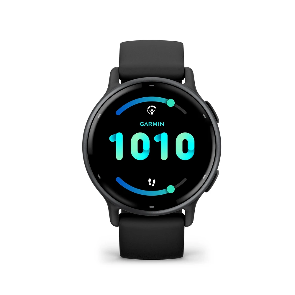 Montre intelligente GPS et tracker d'activité Garmin vívoactive 5 - Noir/Noir
