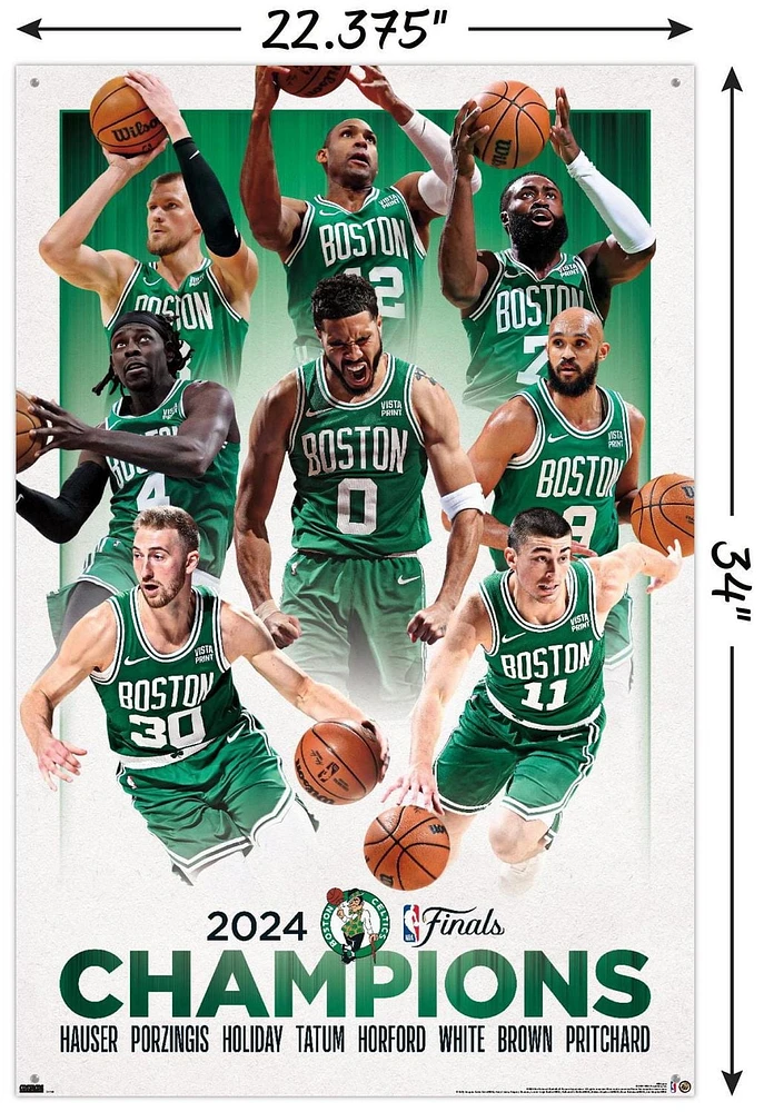 NBA Boston Celtics – Champions de la finale NBA 2024