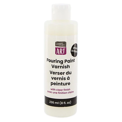 UNIQUE CREATIV ART Vernis coulant, 236 ml, finition brillante et transparente