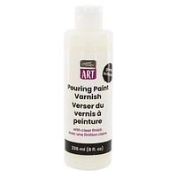 UNIQUE CREATIV ART Vernis coulant, 236 ml, finition brillante et transparente