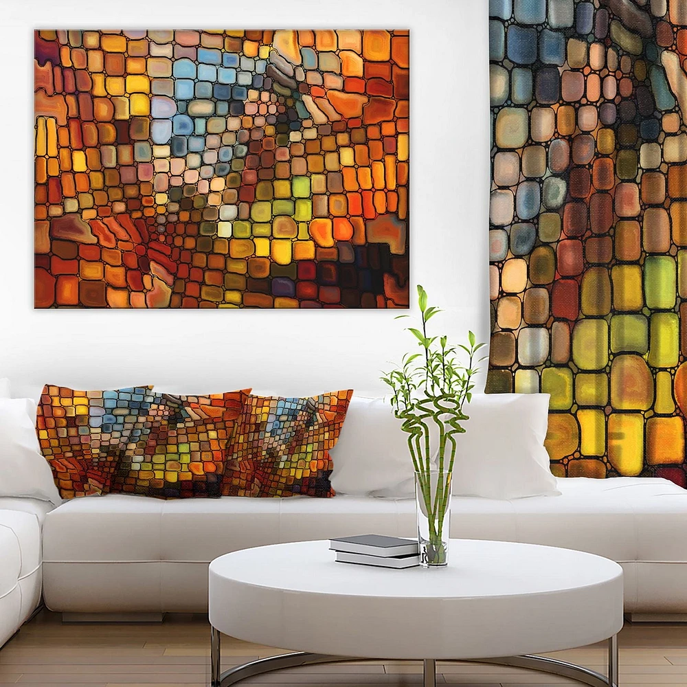 Impression sur toile « Dreaming Of Stained Glass » Design Art