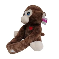 WAY TO CELEBRATE une grande peluche de singe à bras long, 14 pouces
