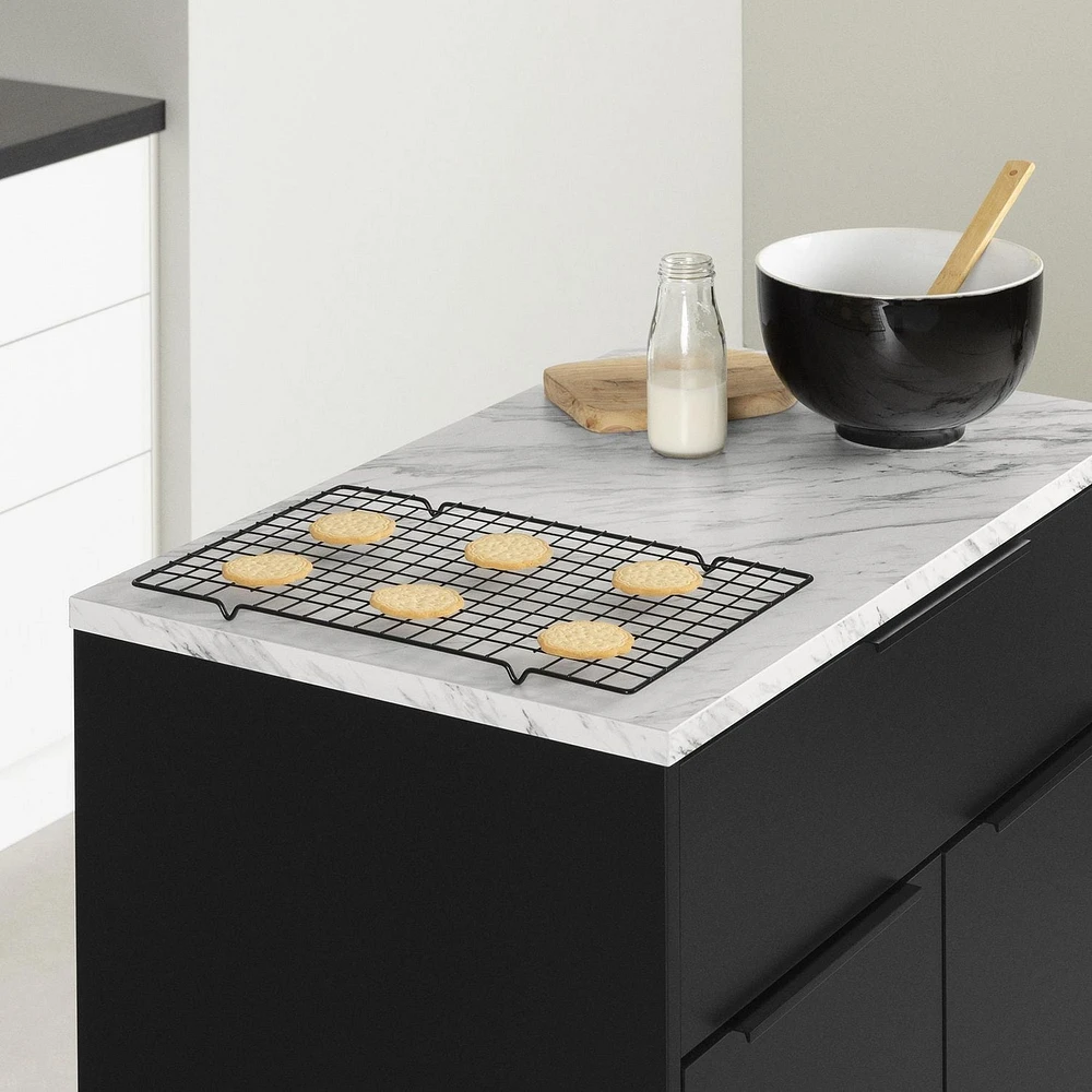 Îlot de cuisine compact avec rangement de la collection Olio South Shore